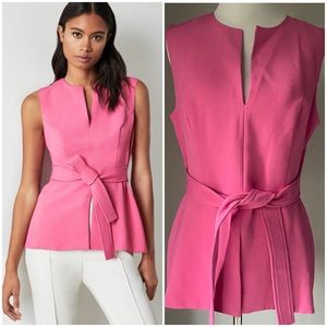 BCBGMaxAzria Pink Sleeveless Top